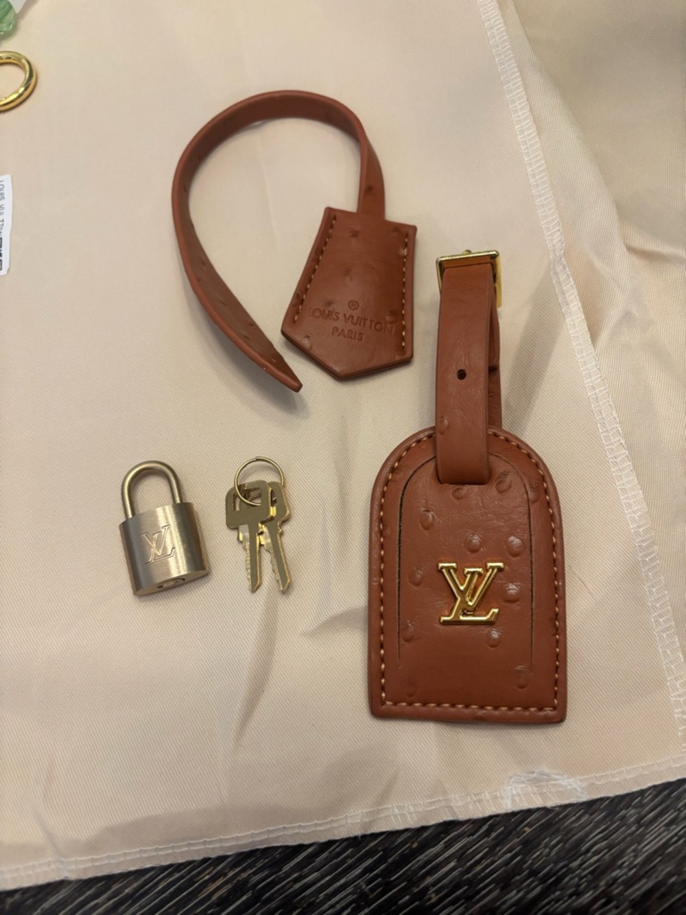 Daisys Boutique Brown Monogram Satchel with Tan Trim - Picture 7 of 8